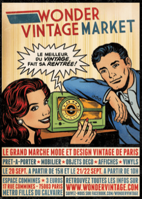 Wonder Vintage Market - Marais Area September 20th, 21st, 22nd